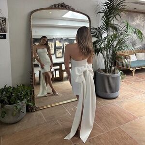 Meredith bow back dress